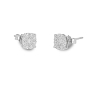 Boucles d'oreilles I Gioielli del Sole Femme in Or blanc Diamante 0.20 Ct OR176A - OR176A